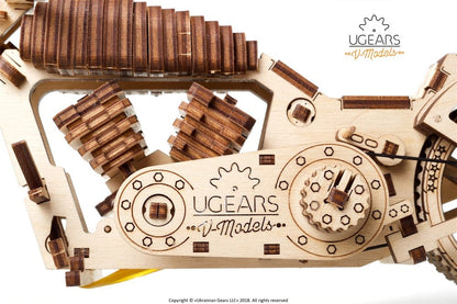 Ugears 3D-Holzpuzzle Motorrad VM-02