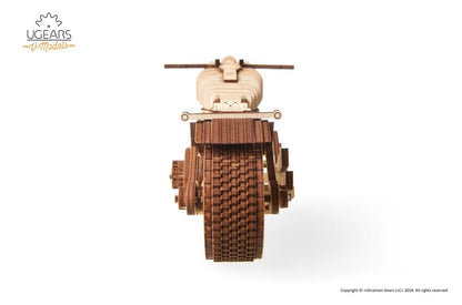 Ugears 3D-Holzpuzzle Motorrad VM-02