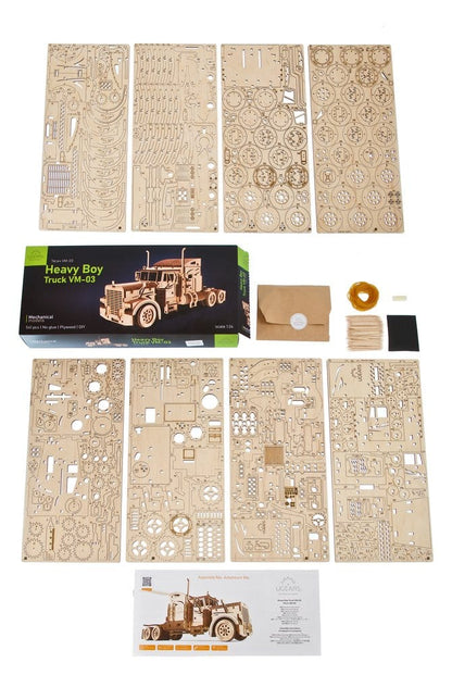 Ugears 3D-Holzpuzzle Heavy Boy Truck VM-03