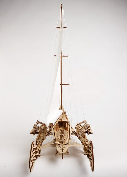 Ugears 3D-Holzpuzzle Trimaran Merihobus