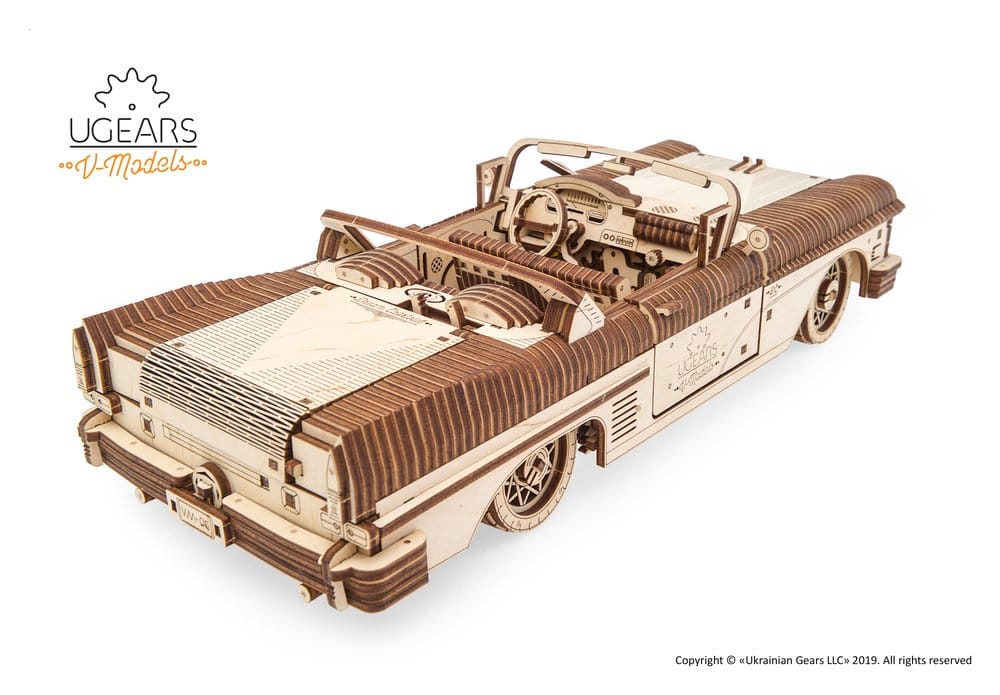 Ugears 3D-Holzpuzzle Traum-Cabrio VM-05