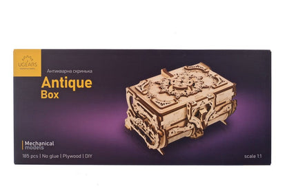 Ugears 3D-Holzpuzzle Antik-Schatulle
