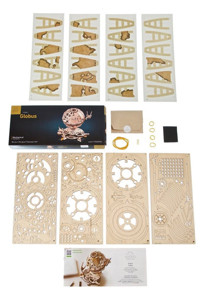 Ugears 3D-Holzpuzzle Globus
