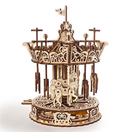 Ugears 3D-Holzpuzzle Karussell