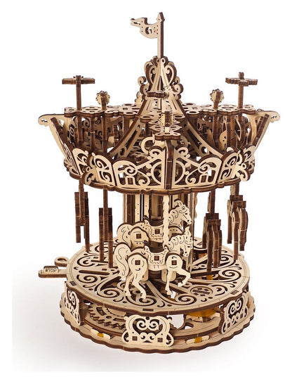 Ugears 3D-Holzpuzzle Karussell