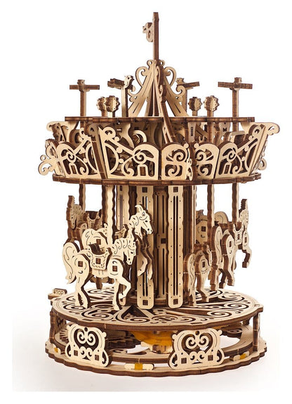 Ugears 3D-Holzpuzzle Karussell
