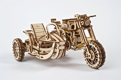 Ugears 3D-Holzpuzzle Scrambler UGR-10 mit Beiwagen
