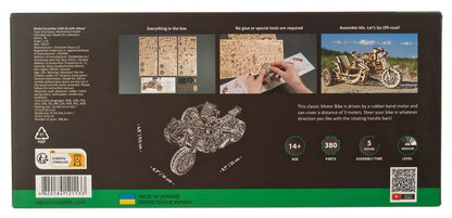 Ugears 3D-Holzpuzzle Scrambler UGR-10 mit Beiwagen