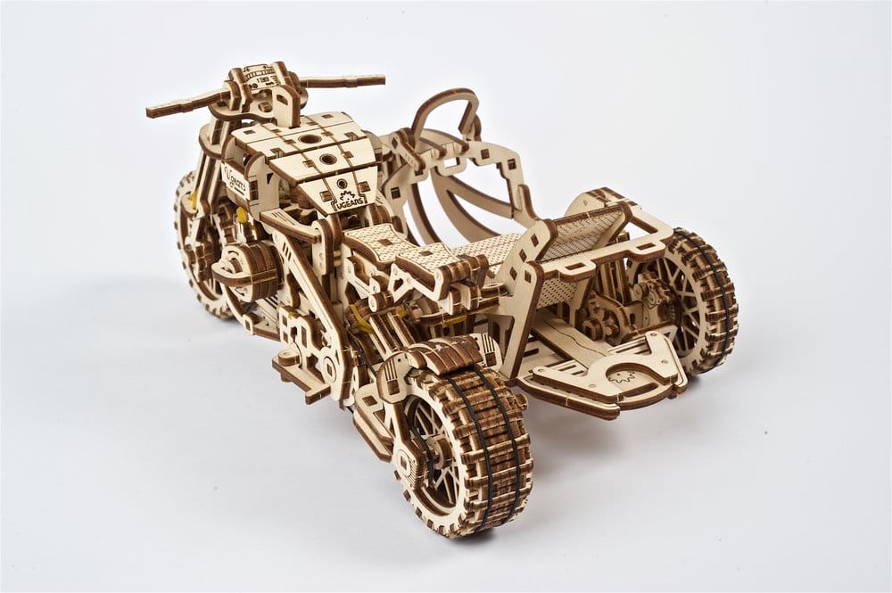 Ugears 3D-Holzpuzzle Scrambler UGR-10 mit Beiwagen