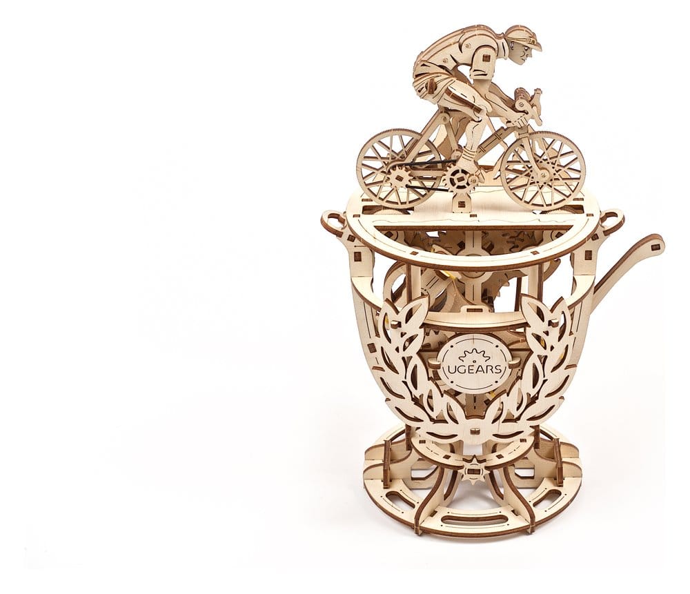 Ugears 3D-Holzpuzzle Automaton Radfahrer