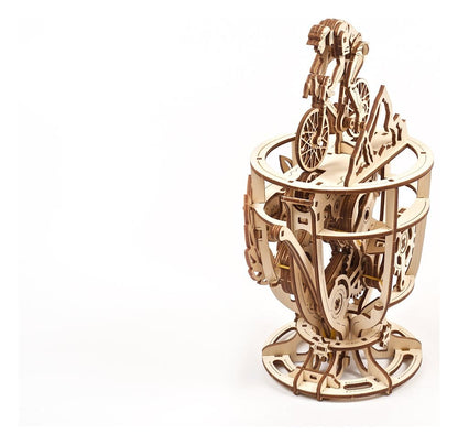 Ugears 3D-Holzpuzzle Automaton Radfahrer