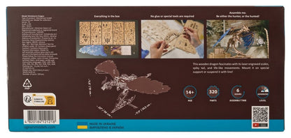 Ugears 3D-Holzpuzzle Sturmdrache