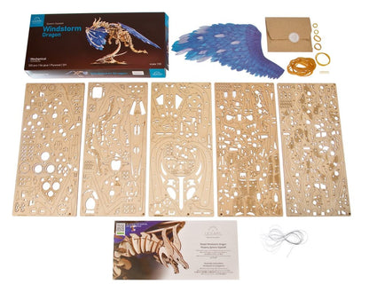 Ugears 3D-Holzpuzzle Sturmdrache