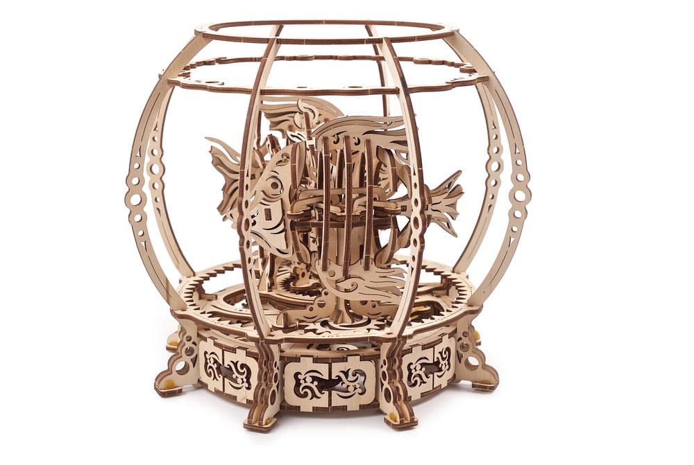 Ugears 3D-Holzpuzzle Mechanisches Aquarium