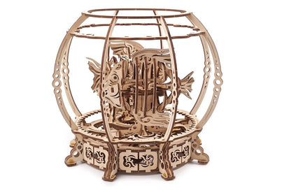 Ugears 3D-Holzpuzzle Mechanisches Aquarium