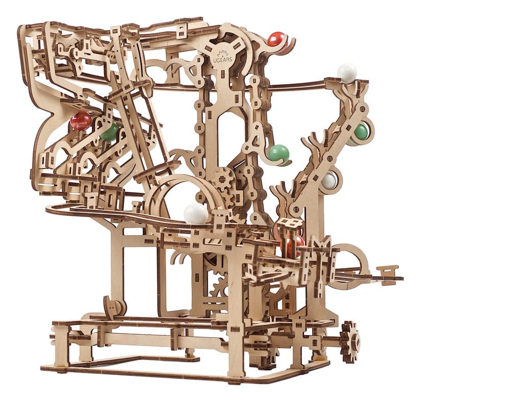 Ugears 3D-Holzpuzzle Murmel-Kettenbahn