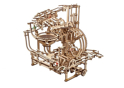 Ugears 3D-Holzpuzzle Murmel-Stufenbahn