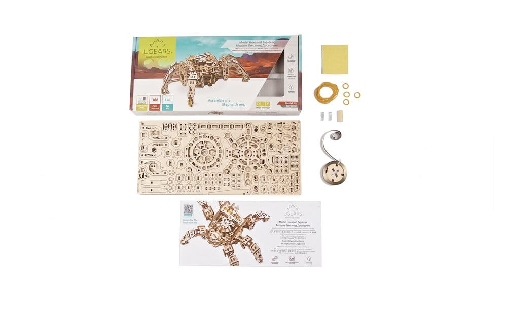 Ugears 3D-Holzpuzzle Hexapod-Explorer