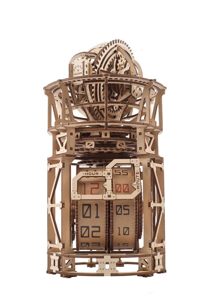 Ugears 3D-Holzpuzzle Tourbillon-Tischuhr Sternengucker