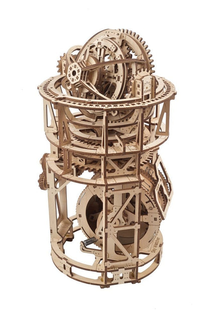 Ugears 3D-Holzpuzzle Tourbillon-Tischuhr Sternengucker