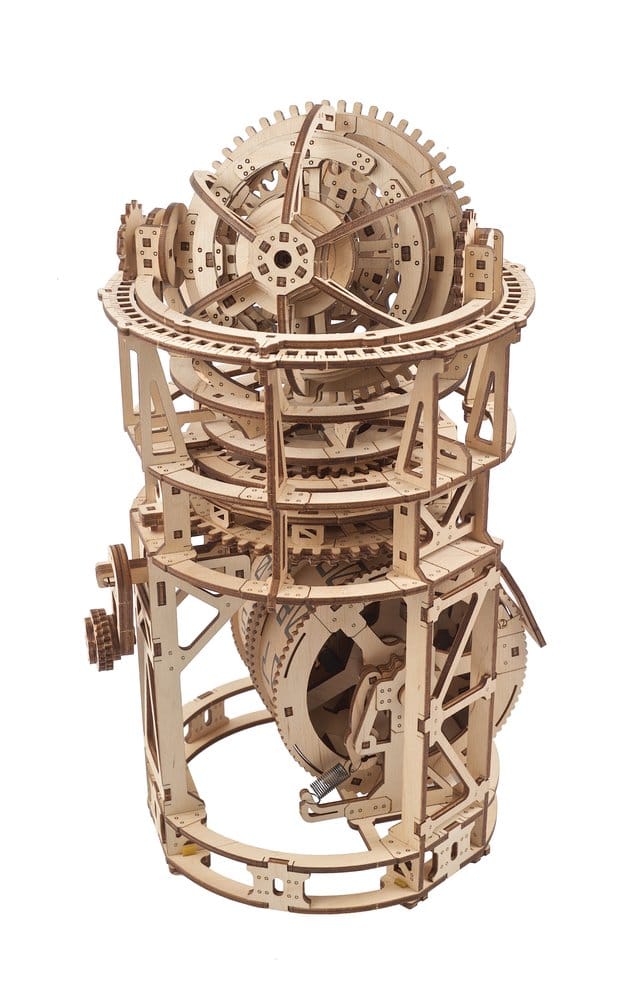Ugears 3D-Holzpuzzle Tourbillon-Tischuhr Sternengucker