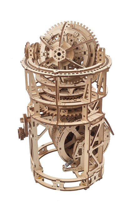 Ugears 3D-Holzpuzzle Tourbillon-Tischuhr Sternengucker