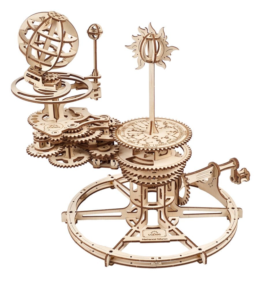 Ugears 3D-Holzpuzzle Mechanisches Tellurium