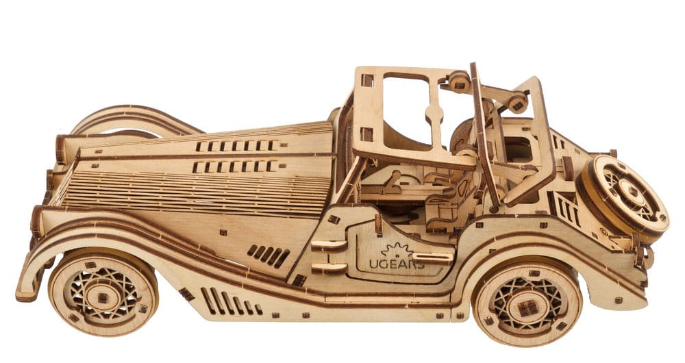Ugears 3D-Holzpuzzle Sportwagen Flinke Maus