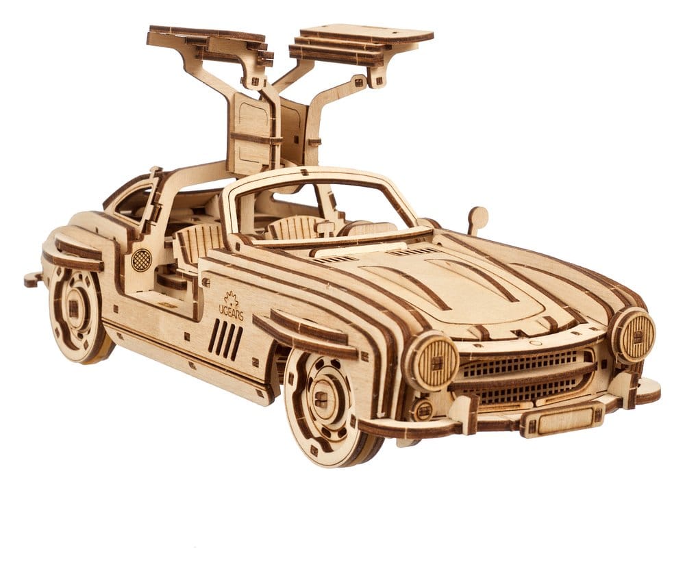 Ugears 3D-Holzpuzzle Flügeltüren-Sportcoupé
