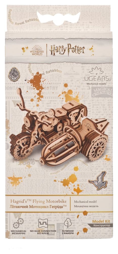 Harry Potter 3D-Holzpuzzle Hagrids fliegendes Motorrad