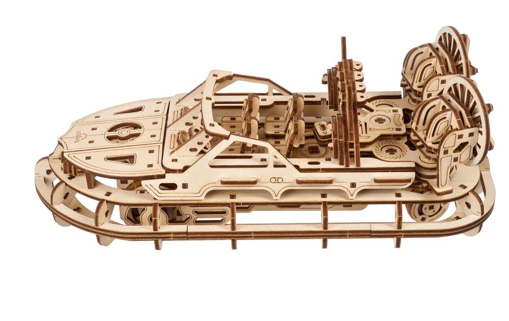 Ugears 3D-Holzpuzzle Rettungs-Luftkissenboot