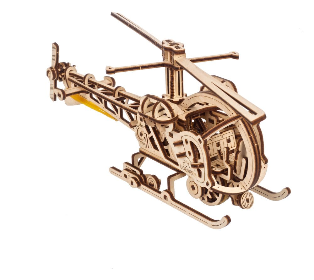 Ugears 3D-Holzpuzzle Mini-Hubschrauber