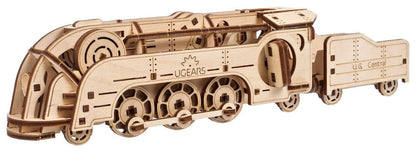 Ugears 3D-Holzpuzzle Mini-Lokomotive