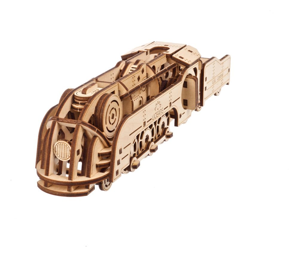 Ugears 3D-Holzpuzzle Mini-Lokomotive