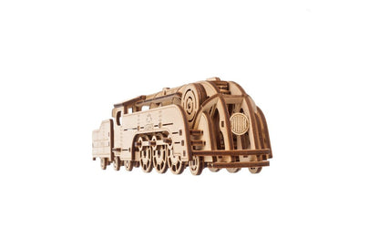 Ugears 3D-Holzpuzzle Mini-Lokomotive