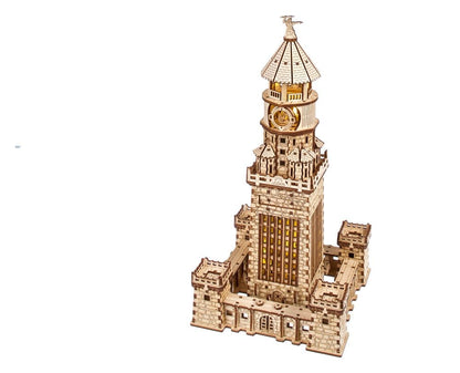 Ugears 3D-Holzpuzzle Leuchtturm von Alexandria
