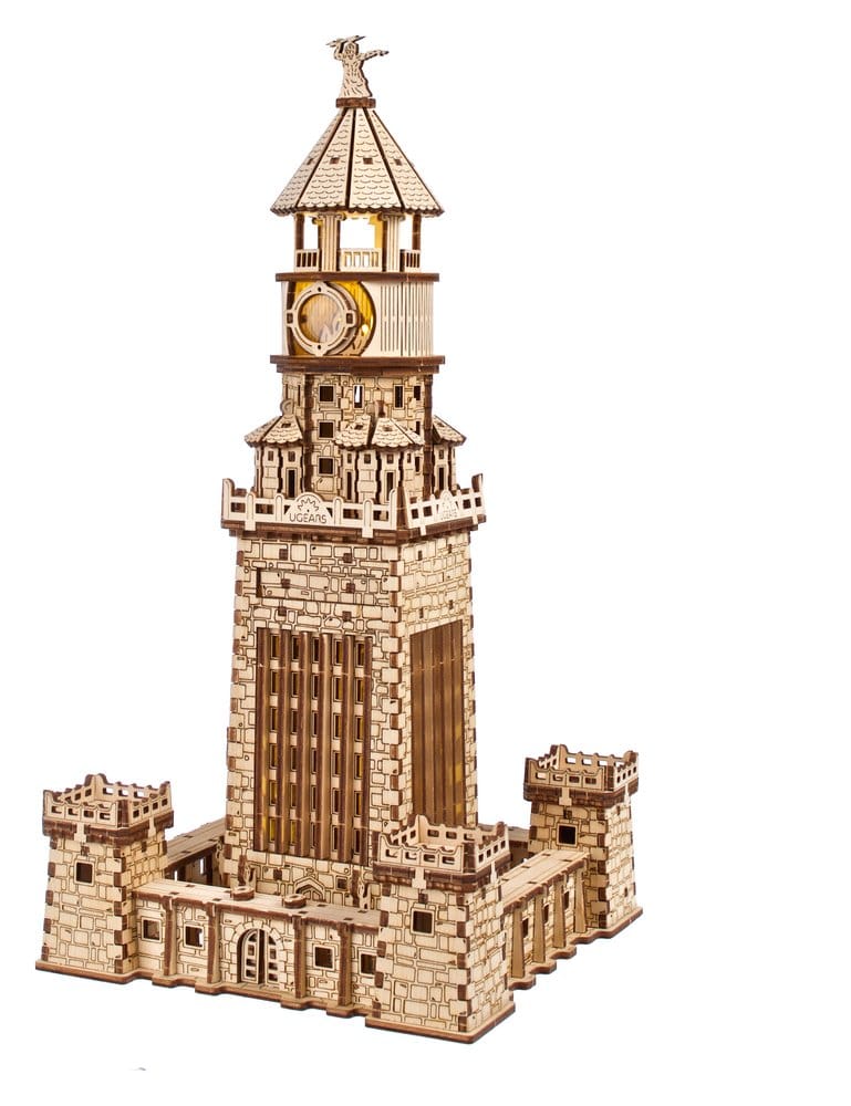 Ugears 3D-Holzpuzzle Leuchtturm von Alexandria