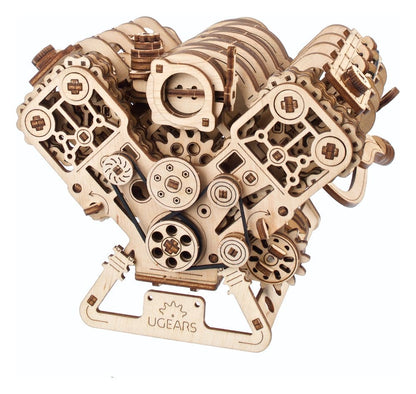 Ugears 3D-Holzpuzzle V8-Motor