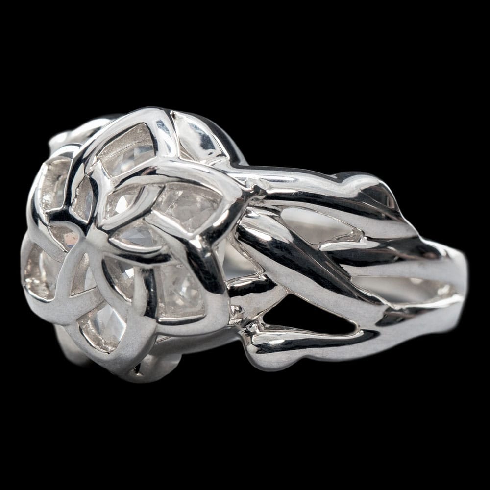 Herr der Ringe Nenya Galadriel's Ring (Sterling Silber) Größe 7.25