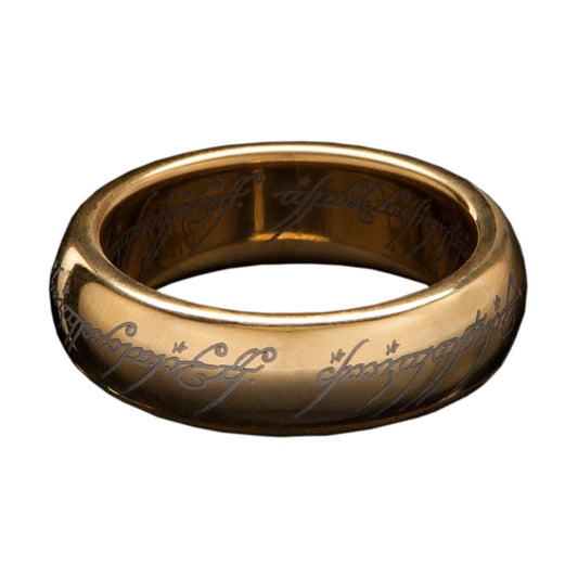 Herr der Ringe Wolfram-Ring Der Eine Ring (vergoldet) Größe 13