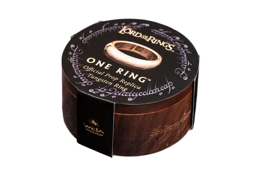Herr der Ringe Wolfram-Ring Der Eine Ring (vergoldet) Größe 13