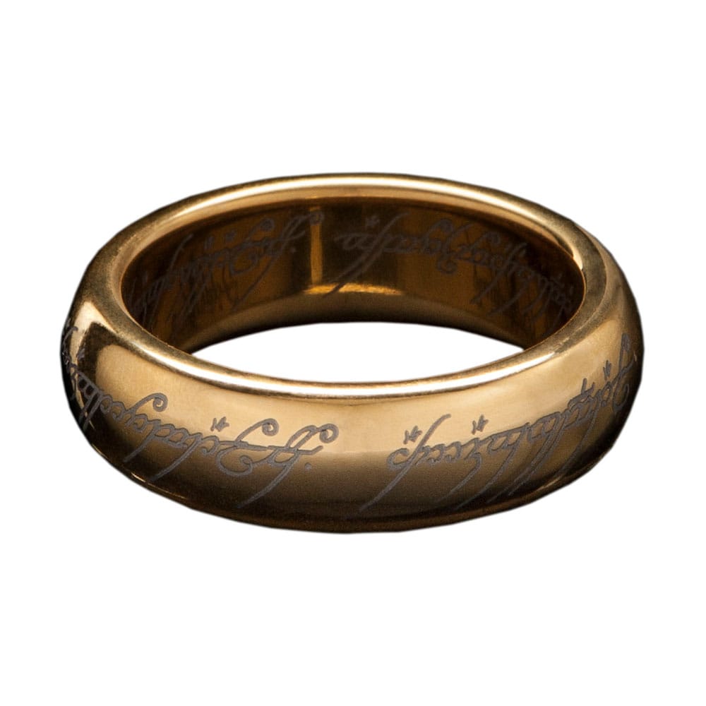 Herr der Ringe Wolfram-Ring Der Eine Ring (vergoldet) Größe 13