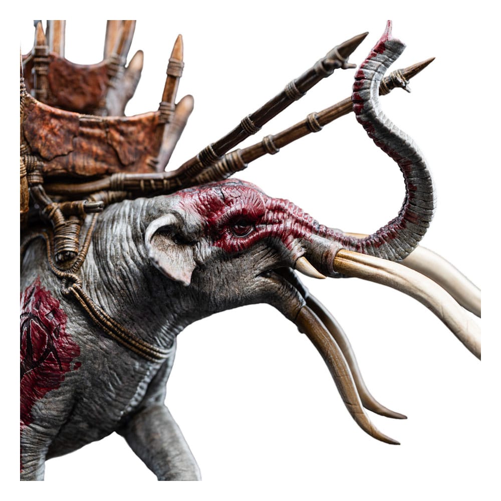 Herr der Ringe Mini Statue Mumak in Battle 17 cm
