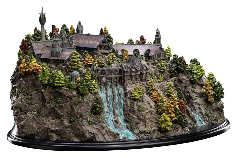 Der Herr der Ringe Diorama Rivendell Limitierte Auflage 28 cm