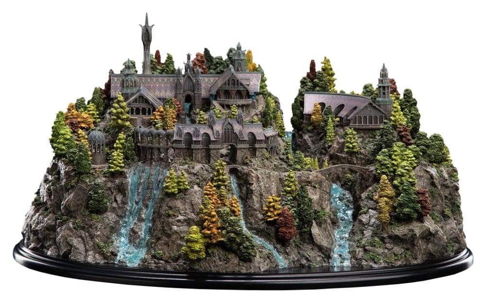 Der Herr der Ringe Miniatur Umgebung Rivendell 28 cm