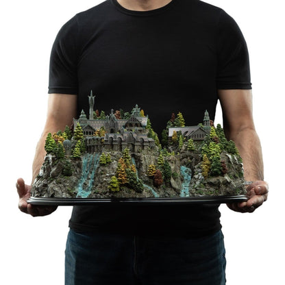 Der Herr der Ringe Miniatur Umgebung Rivendell 28 cm