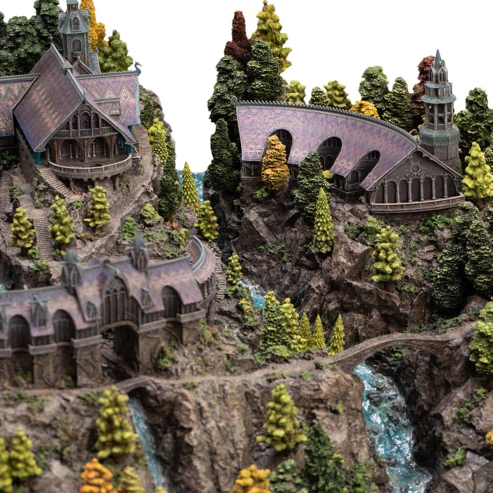 Der Herr der Ringe Miniatur Umgebung Rivendell 28 cm