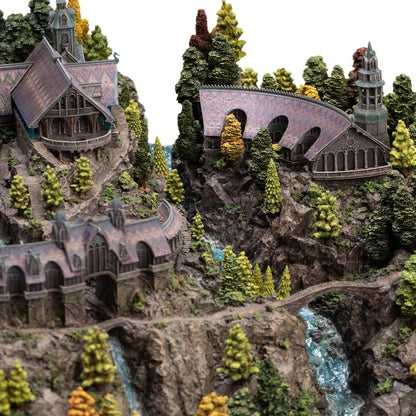 Der Herr der Ringe Miniatur Umgebung Rivendell 28 cm