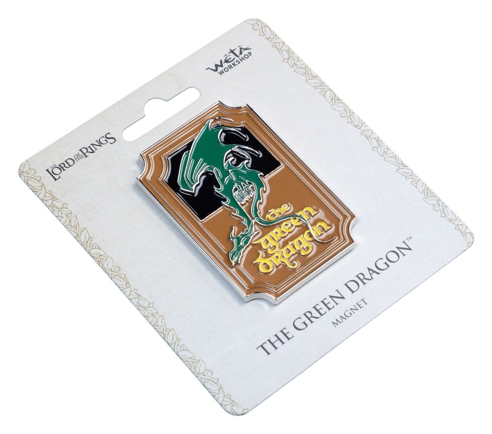 Herr der Ringe Magnet The Green Dragon (Enamel) 7 cm