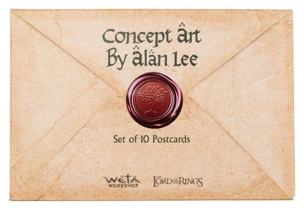 Herr der Ringe Postkarten Set Concept Art by Alan Lee: The Lord of the Rings 15 x 12 cm